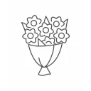 Kytice růžových květů